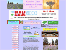 Tablet Screenshot of gardengatelavender.com